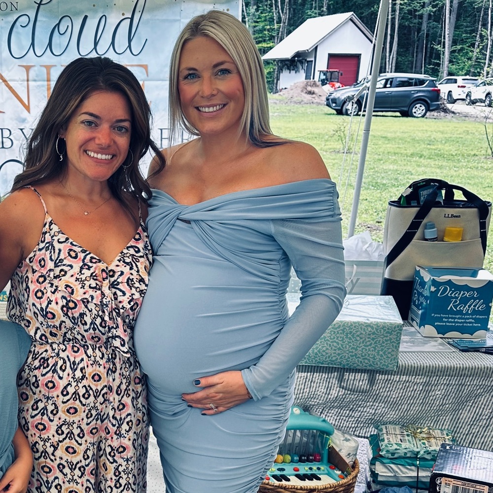 Club L London Neva Twist Maternity Dress
